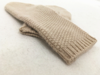 Knitted Cashmere Mittens for Women