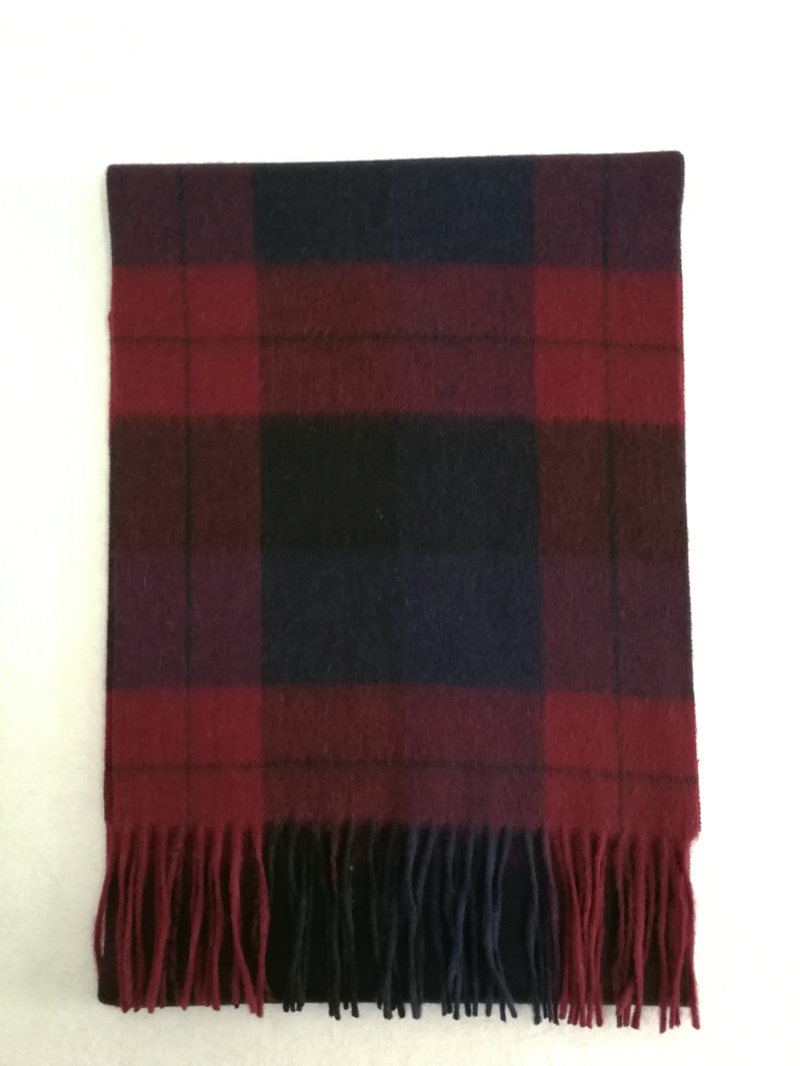 100%Wool Checked Scarf