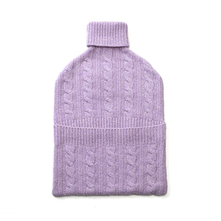 Cashmere Knitted Hot Water Bottle Cover