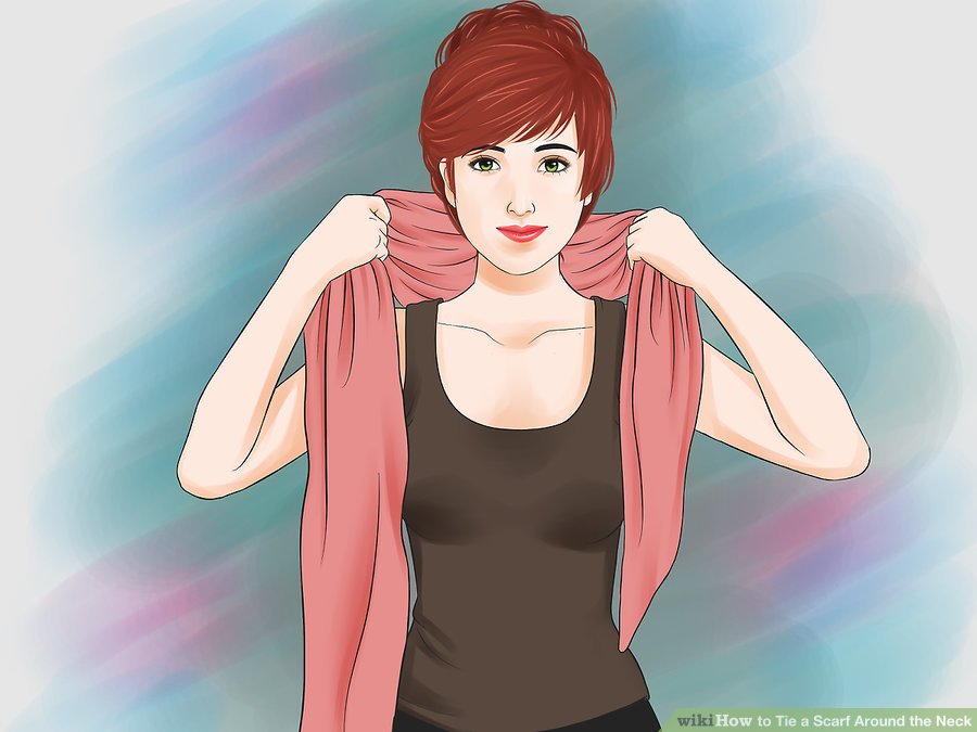 How To Tie a Scarf-The Bunny Ear1 How To Tie a Scarf-The Bunny Ear1