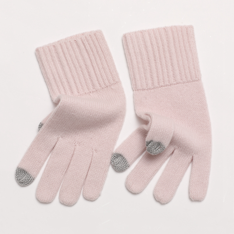 Women Plain Cashmere Glove 