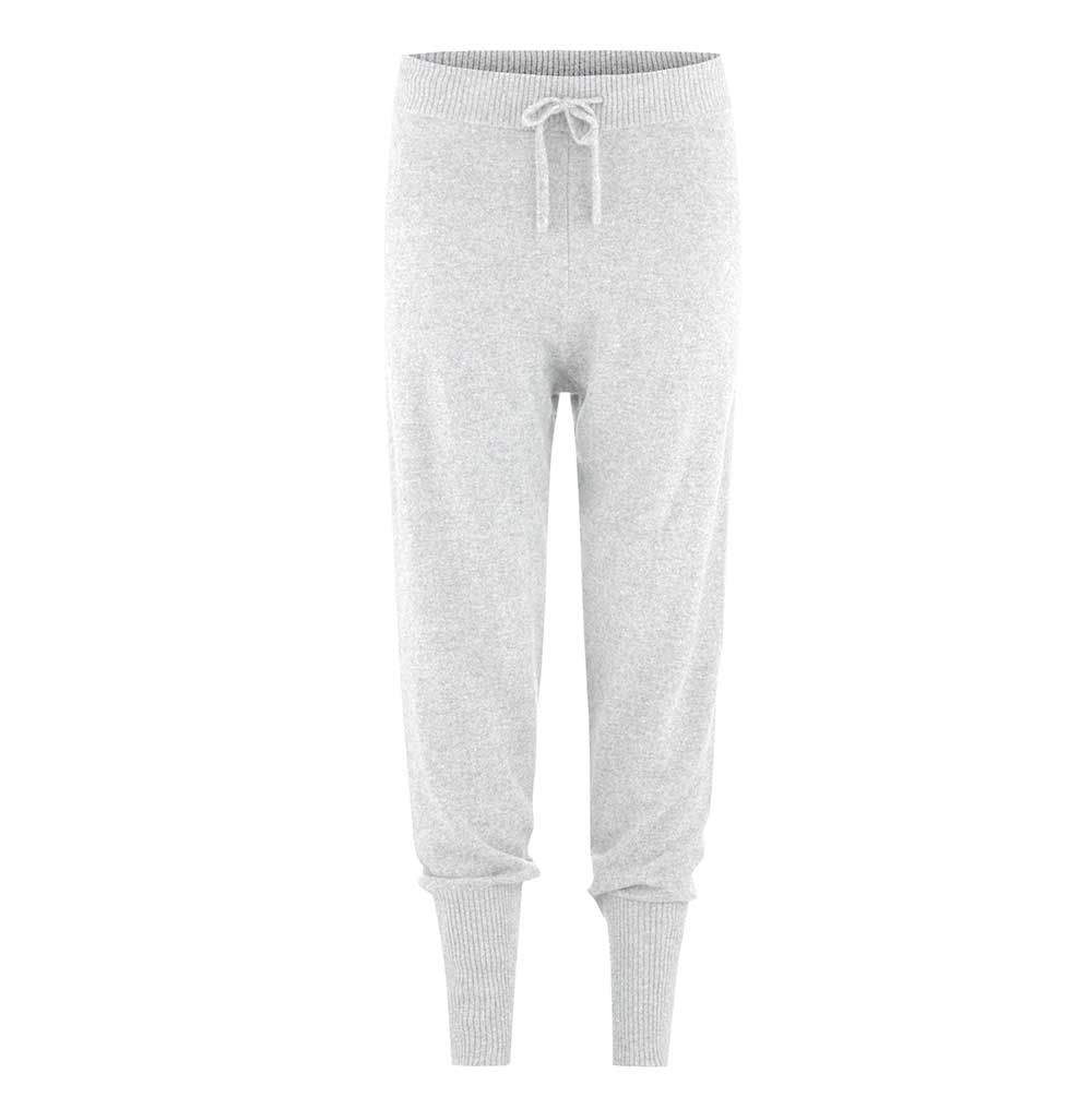  2023 Custom High Quality Women's Chill Pants & Trousers 100% Cashmere Knitted Pants Belted Cashmere Pants For Women 