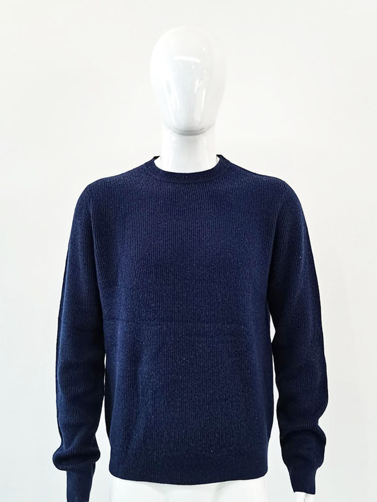 Men's Round Neck Wool Sweater