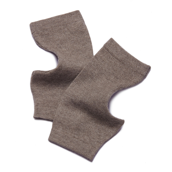 ብጁ ምቹ ፀረ-ክኒን ጣት የሌለው Cashmere ጓንቶች ለስፖርት