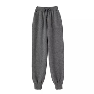 Pantaloni sportivi da uomo in lana e cashmere