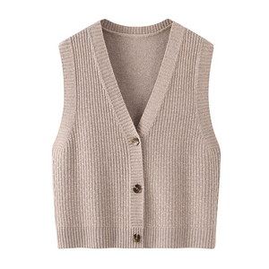 Női mongol kasm&iacute;r V-nyak&uacute; kardig&aacute;n Fisherman pul&oacute;ver mell&eacute;ny