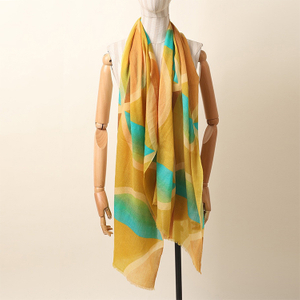 Digital Print Cashmere Scarf