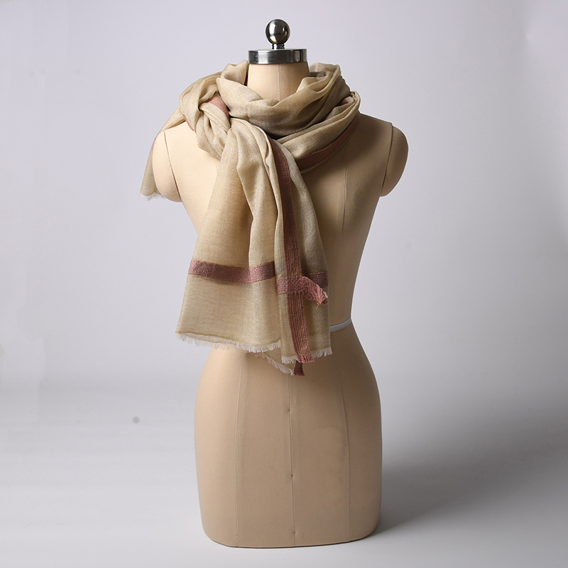 Ultra Thin Solid Color Wool Scarf