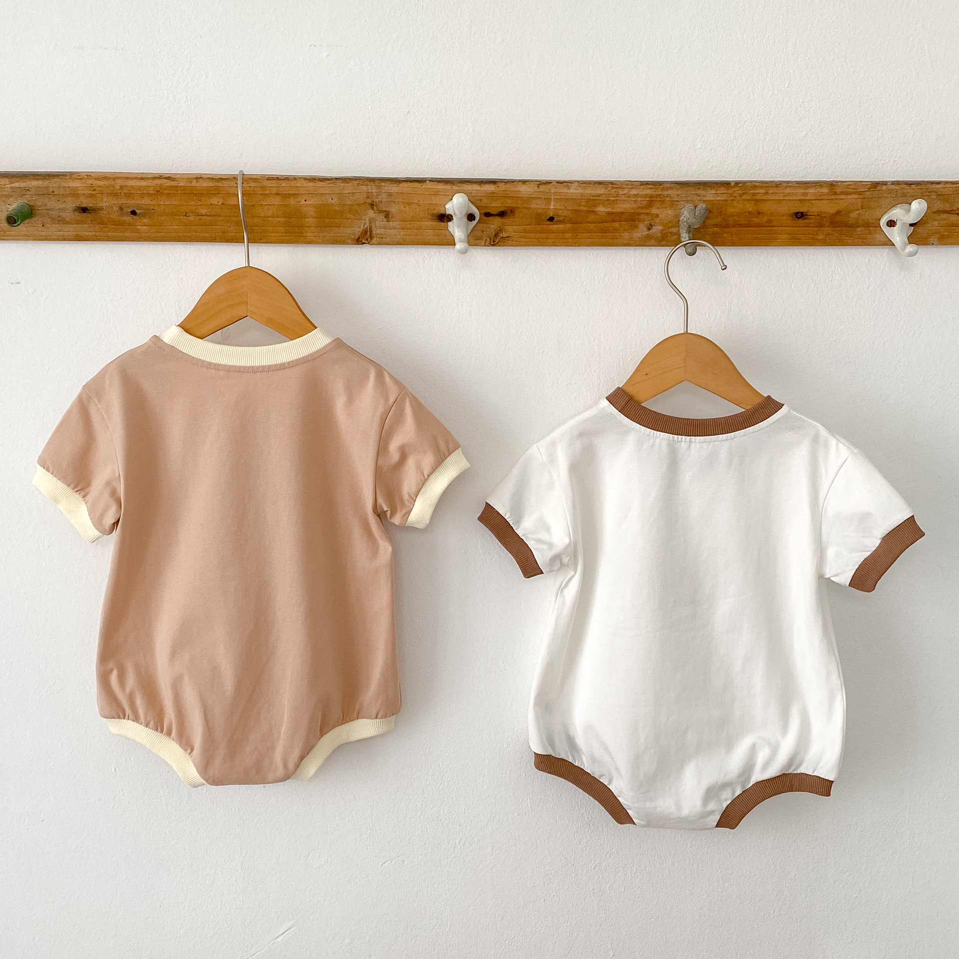 ODM RTS New Design Baby Summer Romper Organic Cotton Bodysuit Animal Short Sleeve 100% Cotton Baby Romper