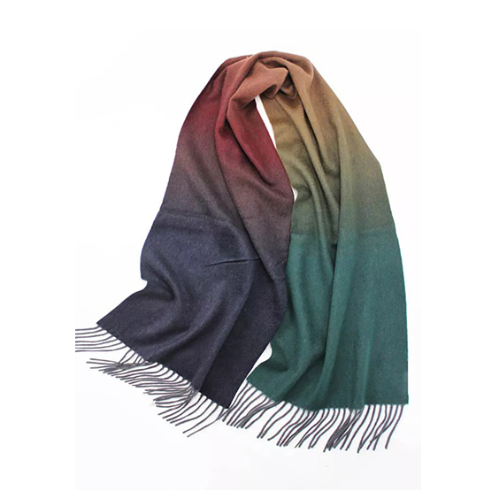 Șaluri de cașmir cu gradient țesut Jacquard
