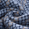 Halv lynl&aring;s strikket Jacquard Cashmere sweater til m&aelig;nd – Luksus bl&oslash;d varm lynl&aring;s tr&oslash;je