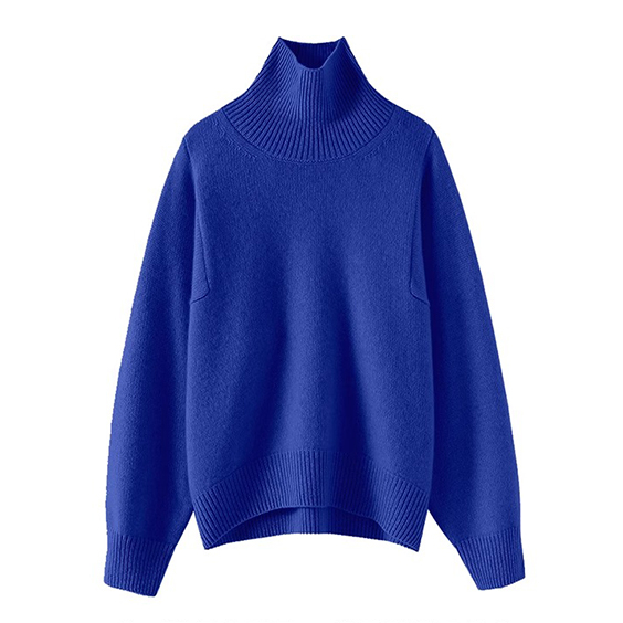 Kadın Kaplumbağa Boyun Kaşmir Sweater