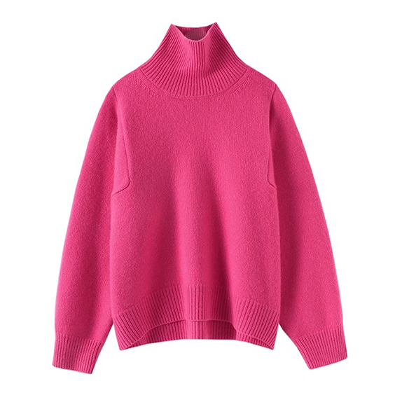 Kadın Kaplumbağa Boyun Kaşmir Sweater