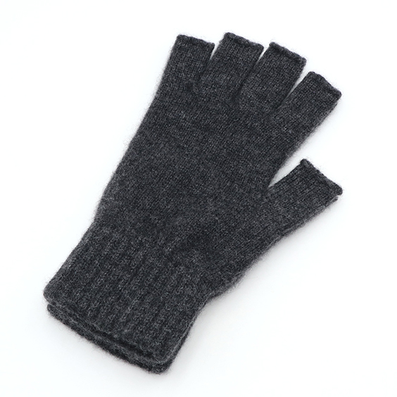 Sarung Tangan Kasmir Tanpa Jari Lembut Dan Hangat Untuk Uniseks