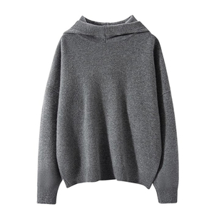 felpe con cappuccio in cashmere mongolo personalizzate per donna