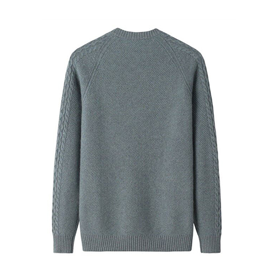 Maglione girocollo da uomo in cashmere
