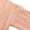 Balletstijl dames V-hals kabelgebreid vest