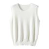 dames kasjmier oversized vest crew nek