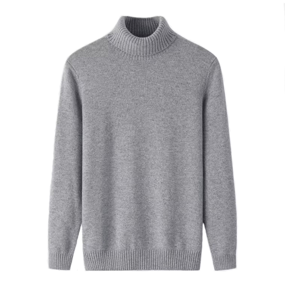 Männer Kaschmir -Rollkragenpullover Pullover