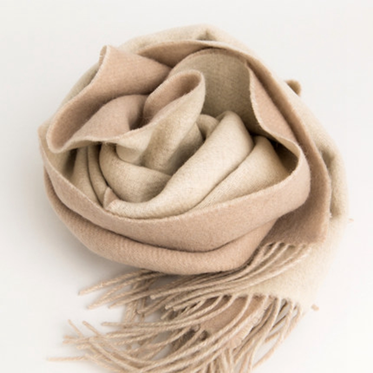 Small Solid Color Wool Poncho