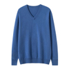Mans Cashmere v Neck Trui