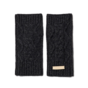Jesen zima Ženski pleteni kabel Rukavice od kašmira bez prstiju