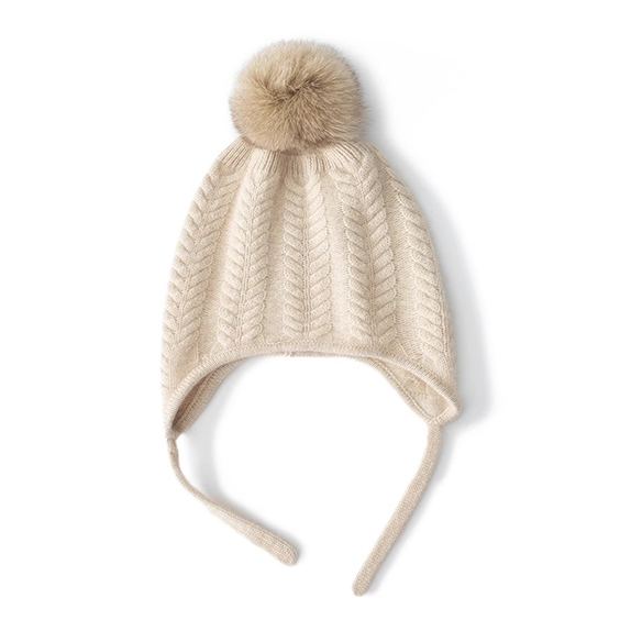 หมวกไหมพรมปิดหูแคชเมียร์ทนทานสำหรับกิจกรรมกลางแจ้ง