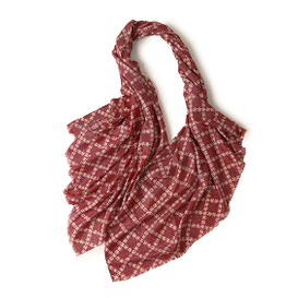 여성용 대형 격자 무늬 울 스카프 숄 은사로 랩