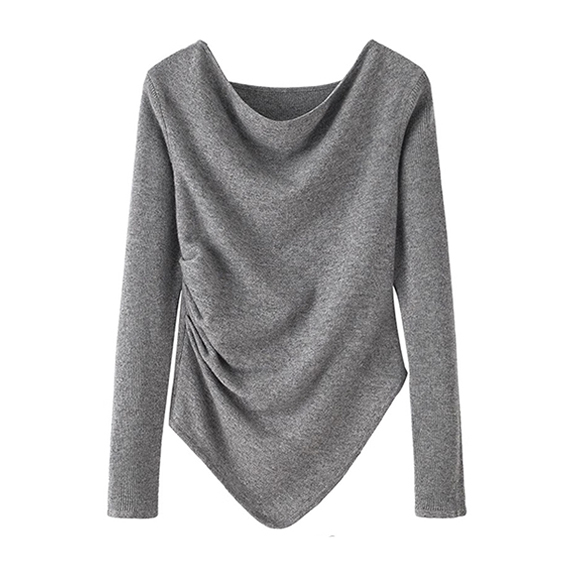 Mulierum leve C cashmere irregulares connexum sweater