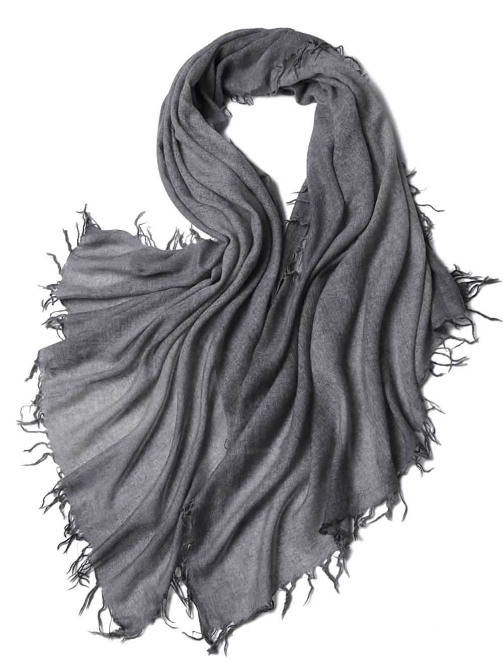 Melange Looking Spray Print Cashmere Scarf