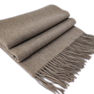 Brushed Solid Color Wool Scarf 