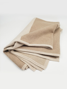 Vintage Jacquard Cashmere Blanket