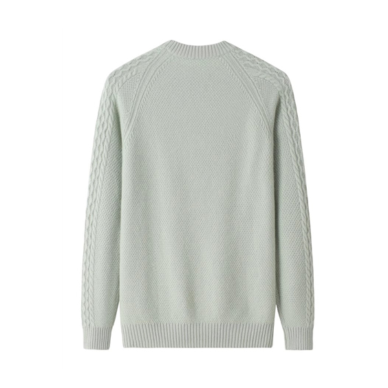 Maglione girocollo da uomo in cashmere