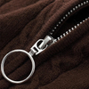 የሴቶች የቀለም እገዳ Cashmere ዚፕ ካርዲጋን - ለስላሳ ሹራብ የቅንጦት ሹራብ