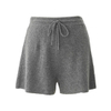 Women's sporty Style Drawstring ribbed Cashmere Knit Detailed breves
