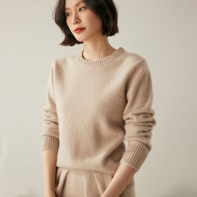 Autumn Cashmere mpenzi Crewneck Sweta Wanawake