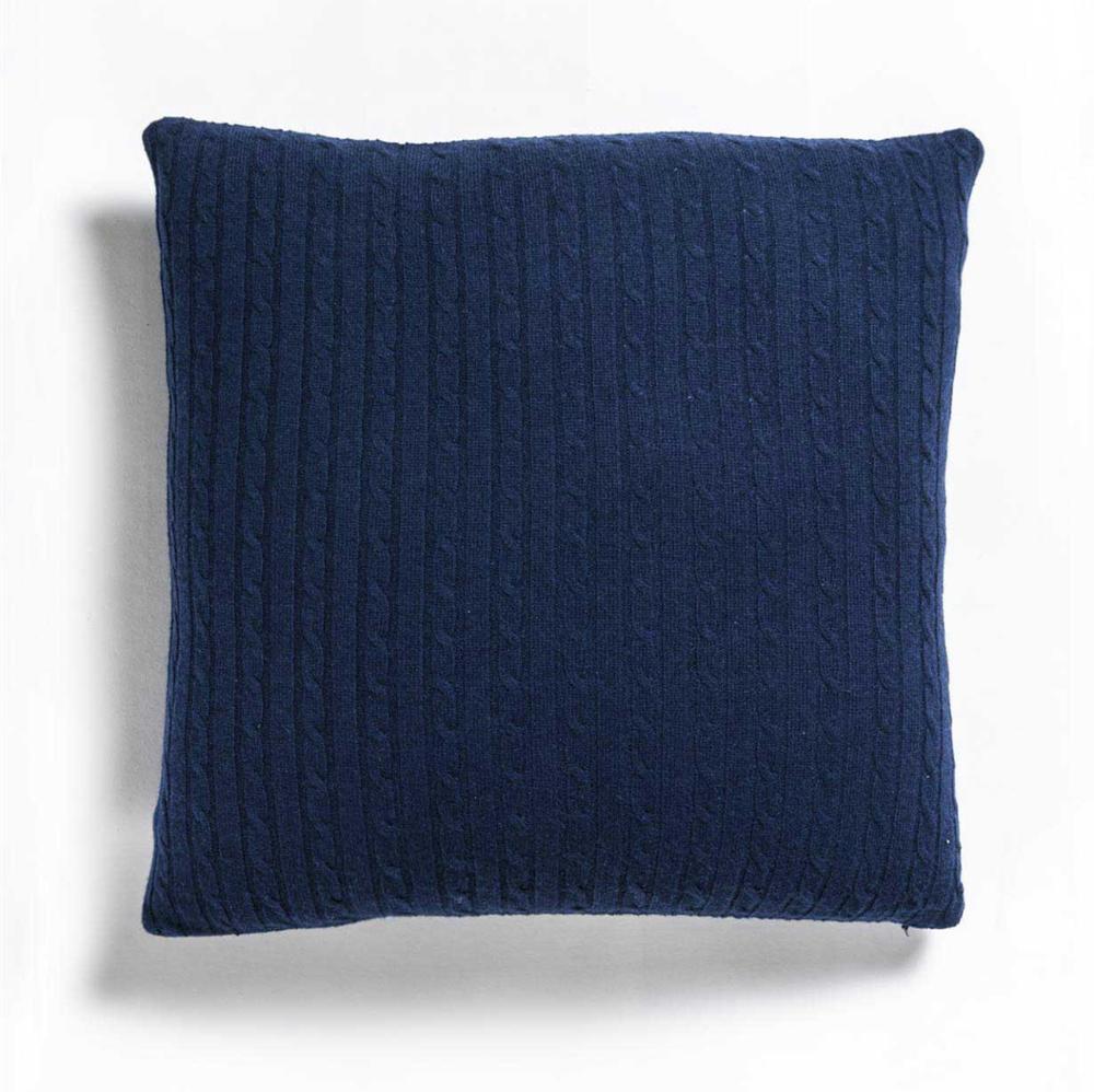 Cable Knitted Cashmere Pillowcase