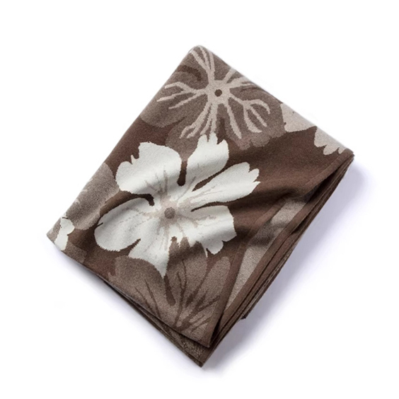 Madhësia e Mbretit Jacquard Cashmere Batanije 