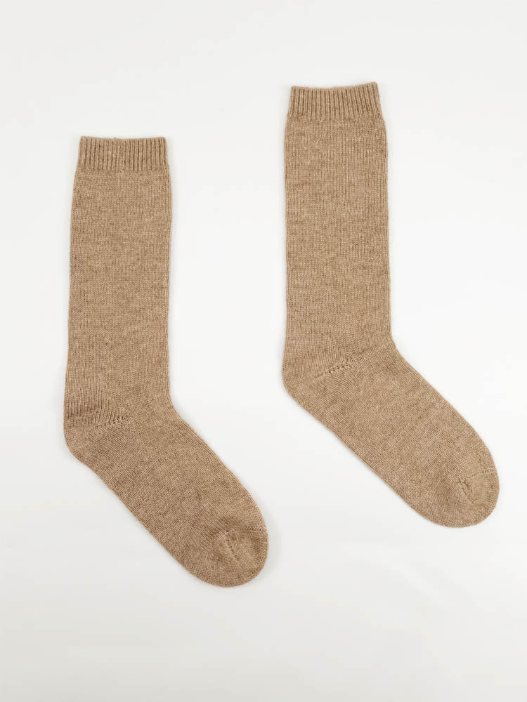 Women's Plain Cashmere Socks