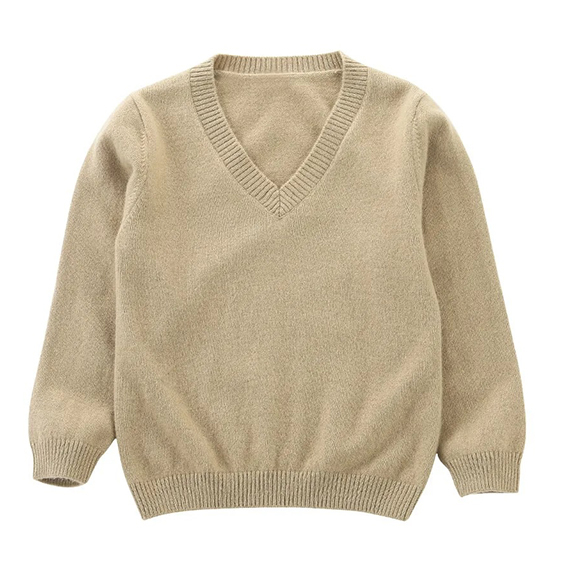 Bayi Cashmere v Sweater Leher