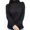 ቄንጠኛ ሴቶች ከፍተኛ አንገት cashmere ሹራብ