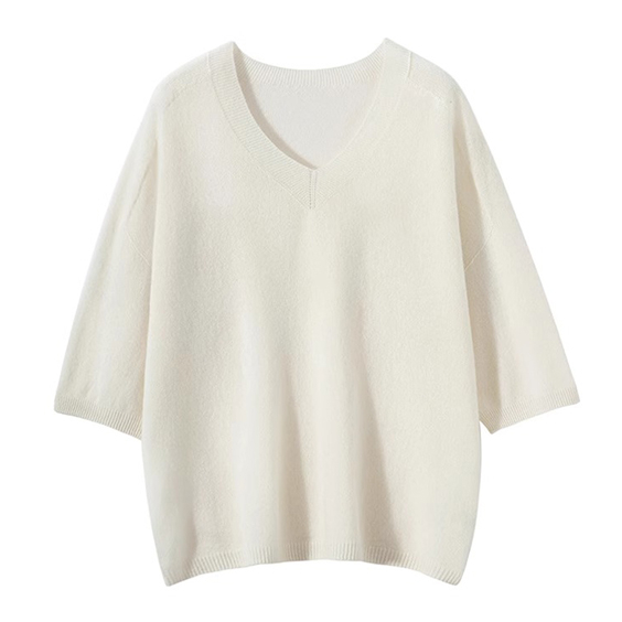 Maglione versatile a V-Neck Cashmere maglione per donne