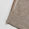 Cardigan monopetto in lana cashmere con scollo a V