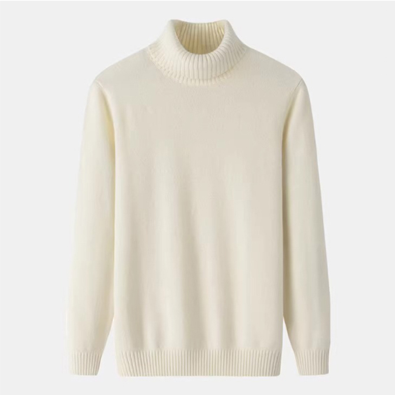 Männer Kaschmir -Rollkragenpullover Pullover