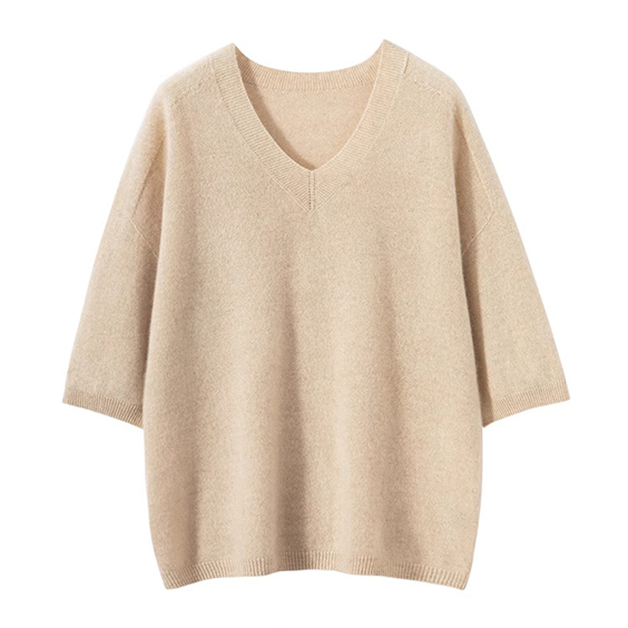 Maglione versatile a V-Neck Cashmere maglione per donne