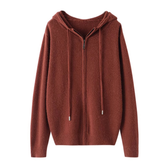 Forte Fortuna Mongolica Cashmere Full-Zip Hoodie