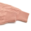 Balletstijl dames V-hals kabelgebreid vest
