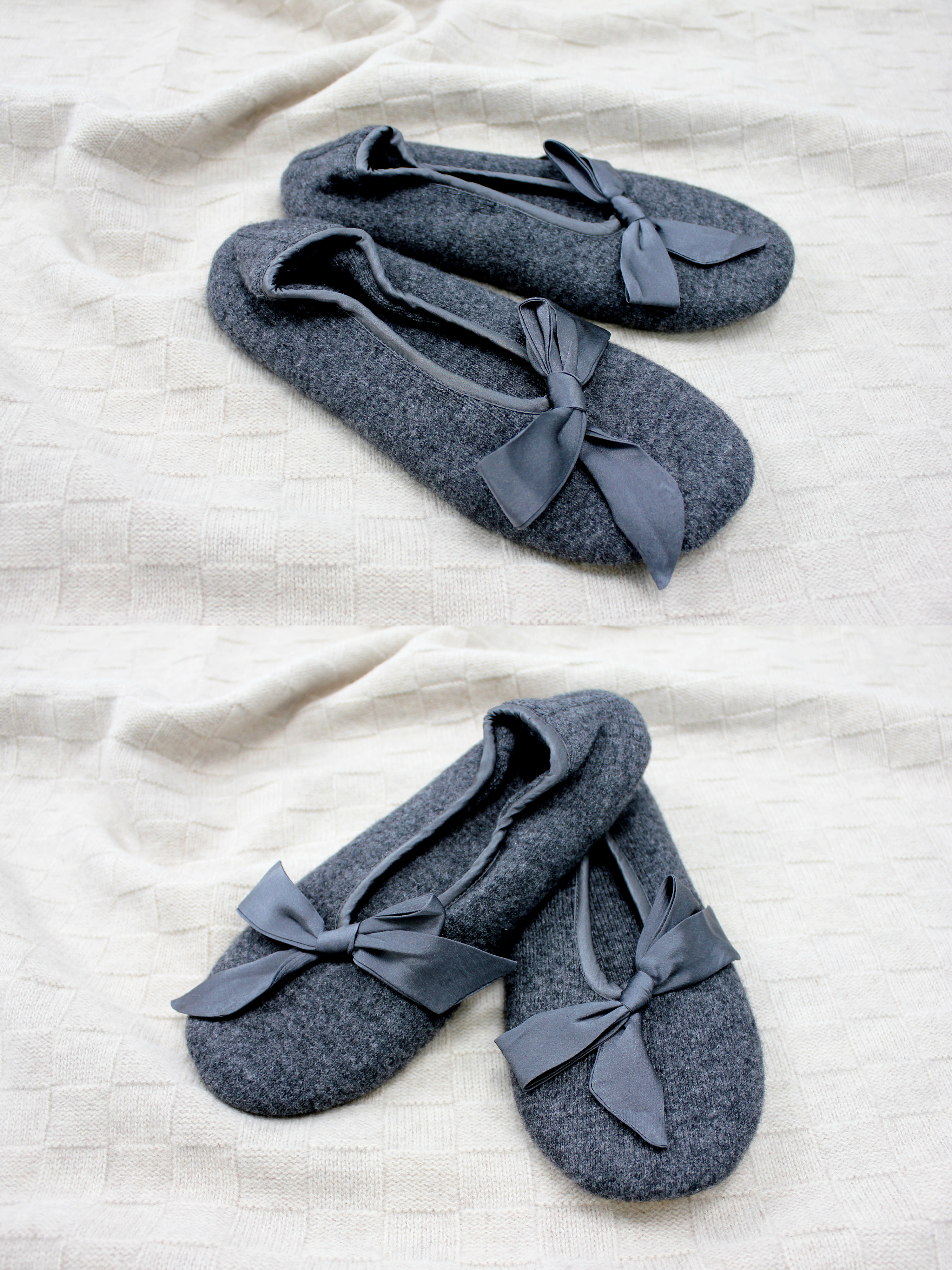 vintage Cashmere Slippers