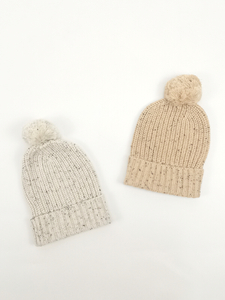 Pom Knitted Baby Cotton Hats