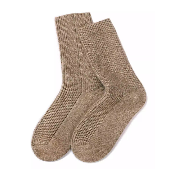 Unisex tartós kötött kasmír zokni fokozott melegséggel
